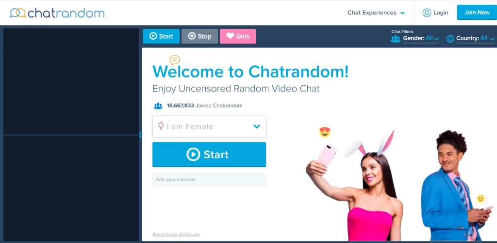 Chatrandom Website