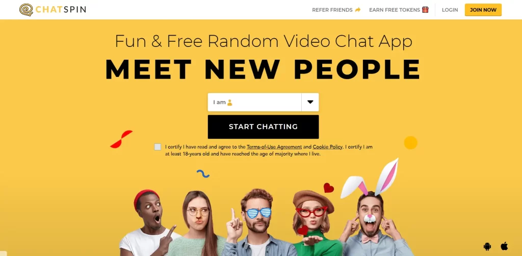 Chatspin Website